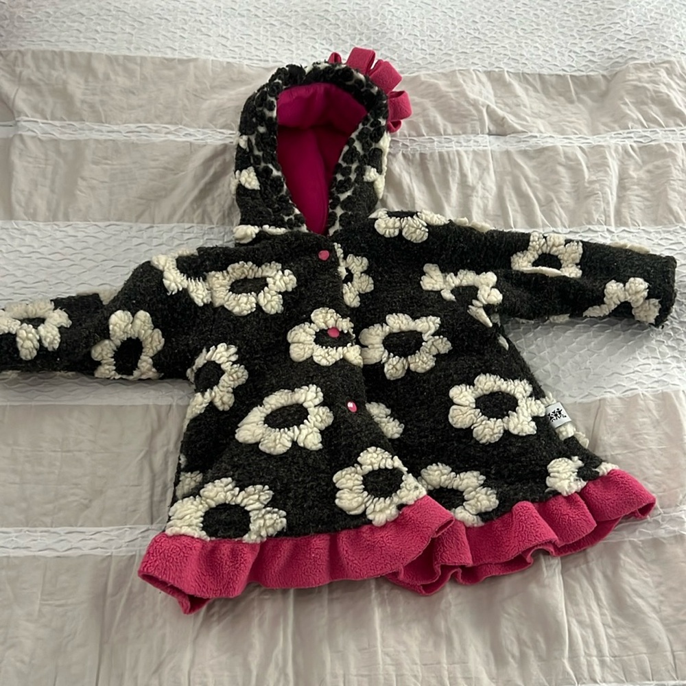 Corky and Company wool jacket with hood